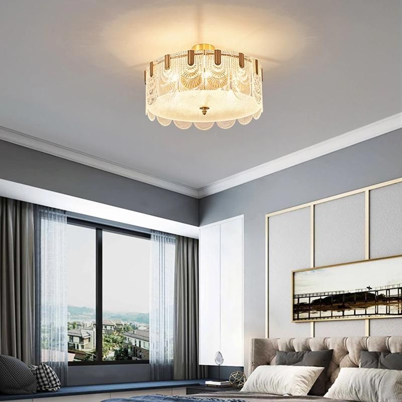 Golden Royal Style Pendant Lamp Chandelier Living Room Lamp Restaurant Lamp