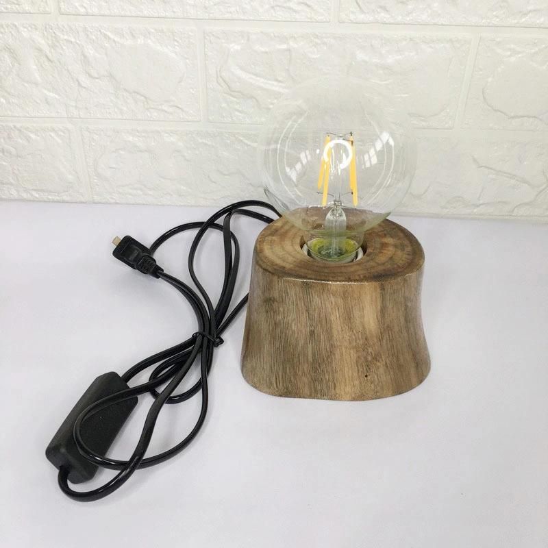 Wooden Simple Style Restro Design Table Lamp Desk Lamp Restuarnt Lamp