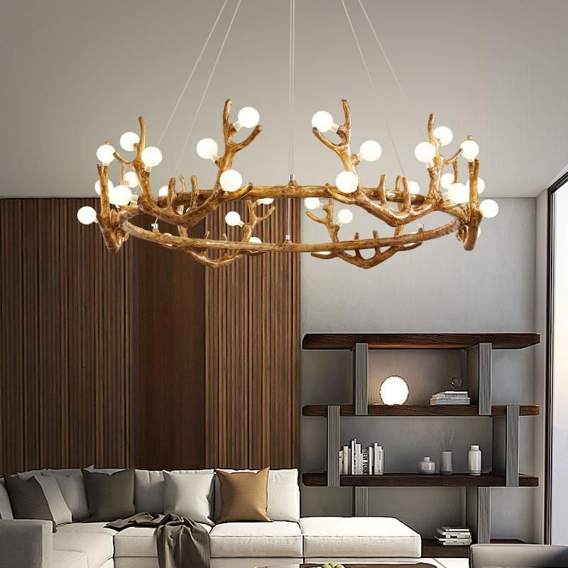 Chandelier Retro Personality Project Custom Tree Branch Lamp Pendant Lamp