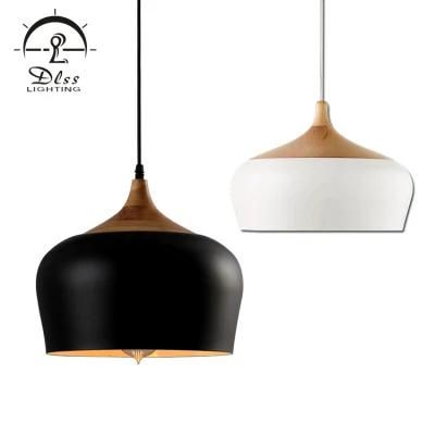 2019 Hot Sales Simple Aluminum Wood Pendant Lights Hanging Lamp