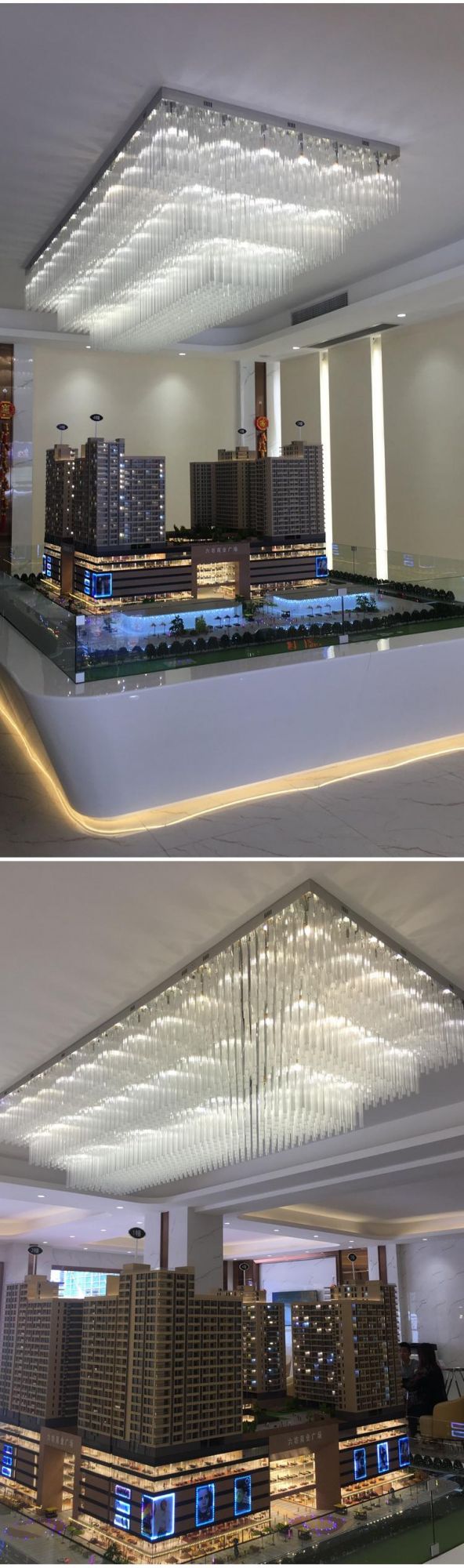Modern Style Decoration Hotel Villa Banquet Custom Project LED Chandelier Ceiling Light