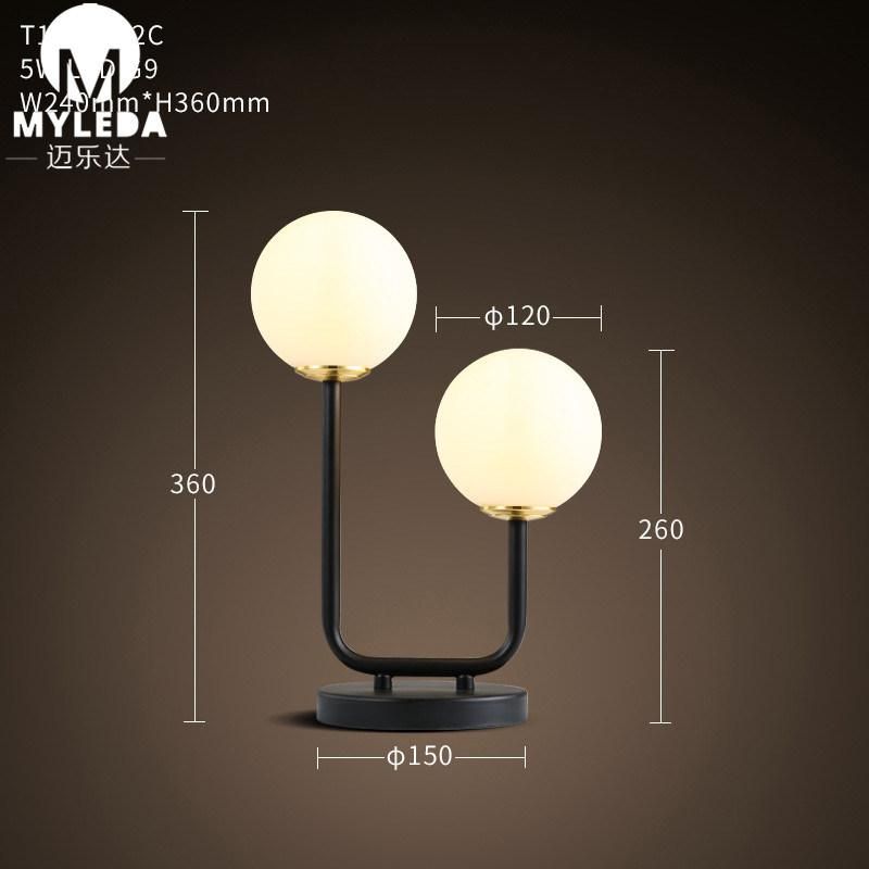 Hotel Decorative Bedroom Metal Bedside Modern Table Lamp