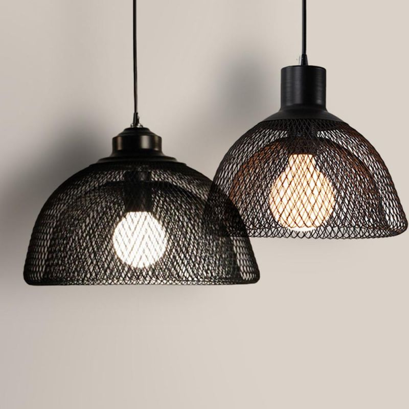 Vintage Black Iron E27 E26 Pendant Lights Contemporary Pendant Lamp Chandelier Pendant Lights