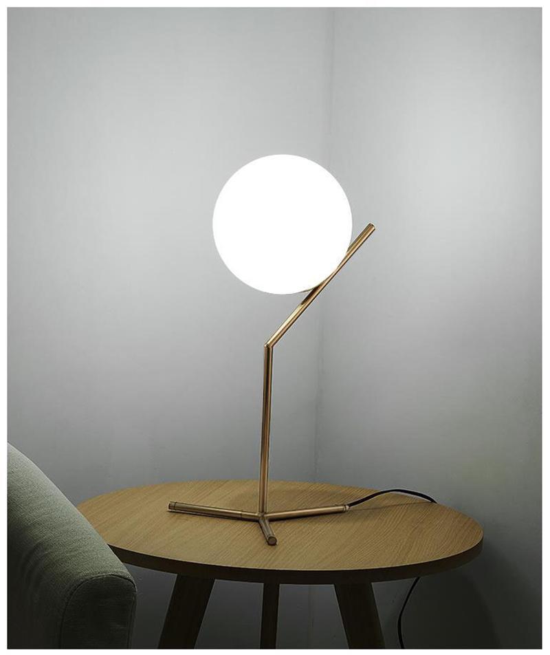 Bedside Table Lamp Copper Simple Night Light Desk Lamp Bed Side Lamp