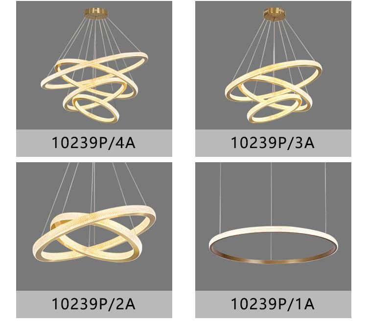 Hotel Luxury Chandelier LED Decorate Home and Project Round Fixture