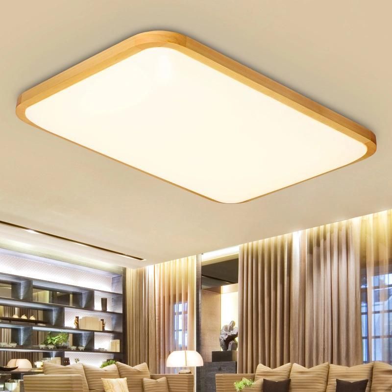 Simple Bent Wood Ceiling Light Fixtures for Indoor Home Lighting Lamp (WH-WA-08)