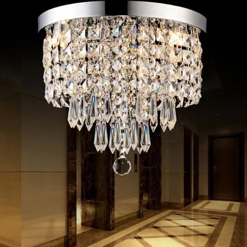 LED Round Ceiling Light with LED Brightness Corridor Gold Flushmont Lights (WH-CA-90)