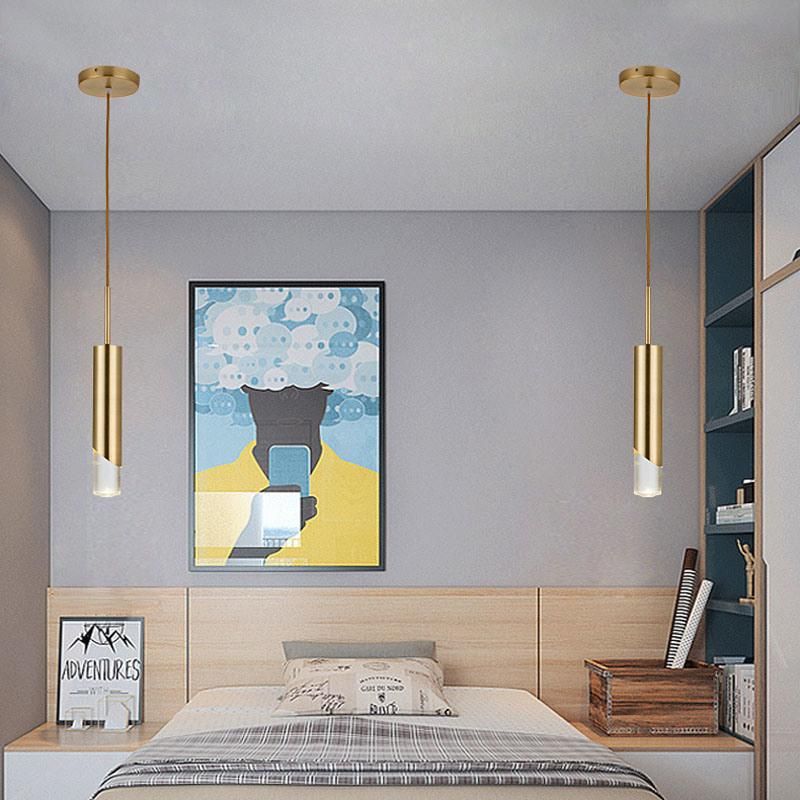 Modern LED Bedroom Chandelier Light Simple Art Space Nordic Restaurant Pendant Lighting