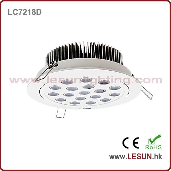 CE Approved Aluminium 18W Jewelry Store LED Down Light LED Ceiling Light