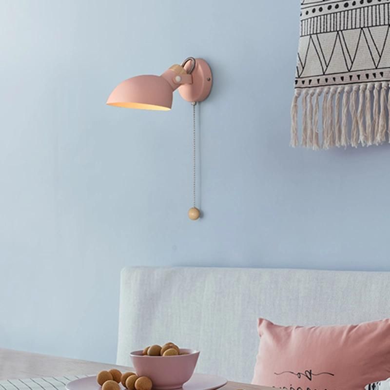LED Wall Light Simple Living Room Bedroom Reading Bedside Creative Rotating Lamp