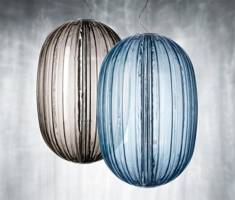 2022 Decorative Hand Blown Round Lamp Shade Hanging Glass Ball Chandelier