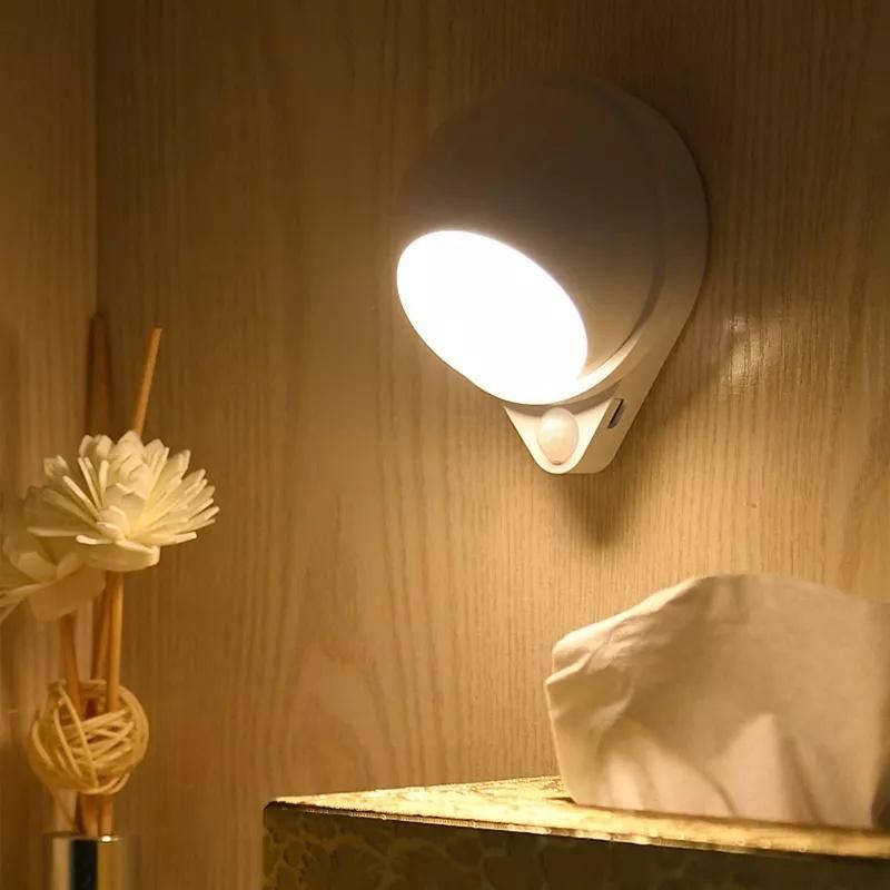 USB Rechargeable Cabinet Lamps Design Modern Living Room LED Bedroom Mini Sensor Night Lights