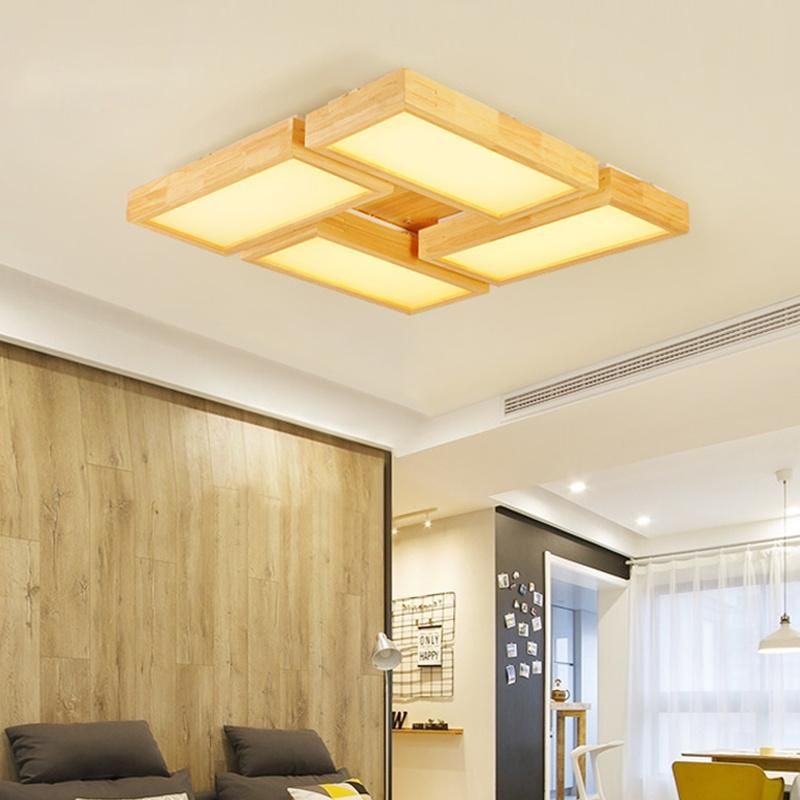 Wood Effect Ceiling Lights for Indoor Home Guzhen Lighting (WH-WA-01)