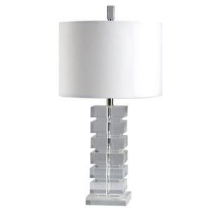 UL/cUL Clear Acrylic Body Hotel Table Lamp