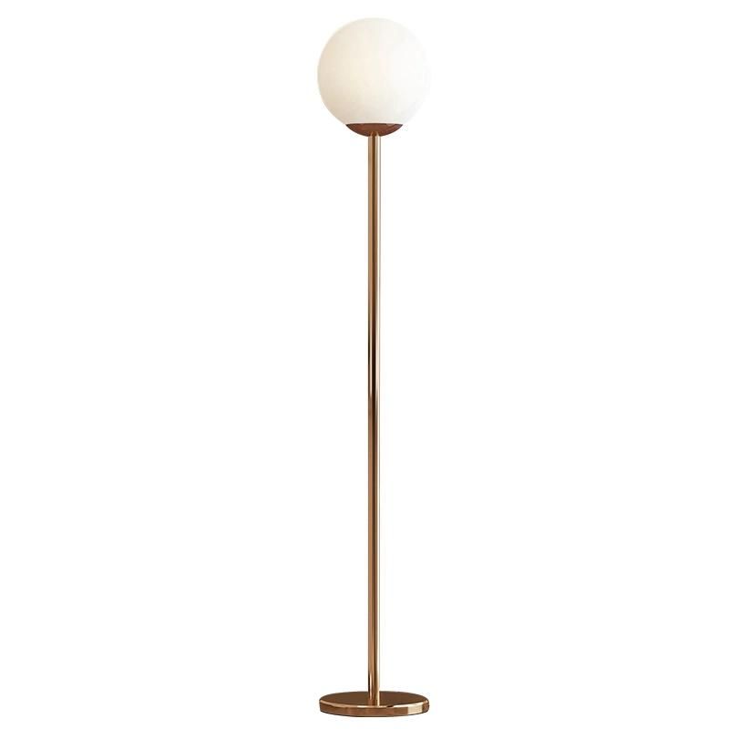 Nordic Modern Simple Gold and Glass Floor Lamp Bedroom Lamp LED Floor Lamps Gold Floor Lamp (WH-MFL-70)