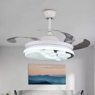 Dafangzhou Lighting China Home Living Room Color Adjustable 36W LED Fan Ceiling Light Wholesale 72W Cheap Chandeliers