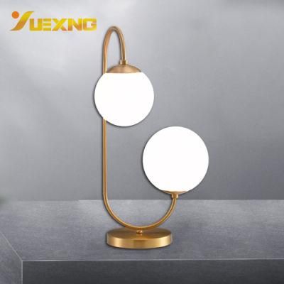 Home Decorative Living Room Bedroom Ball Shape 2*G9 Max40W Desk Light Lamp Table Lighting