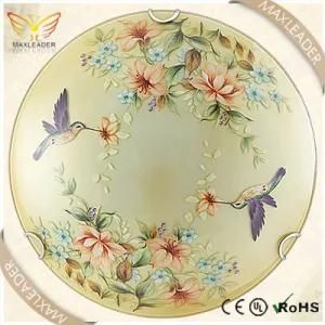 modern flower countryside glass ceiling light (MX05271)