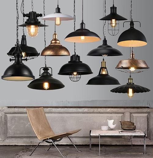 Industrial Pendant Lamp for Indoor Dinner Room Decoration