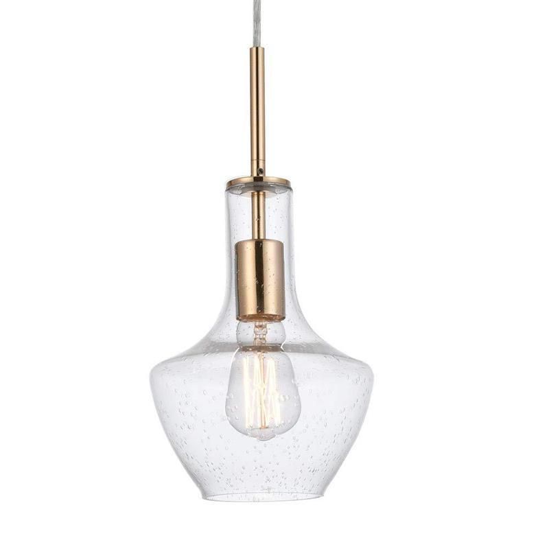 Cross-Border Restaurant Bar Chandelier Retro Cafe Bar Bedside Glass Pendant Light