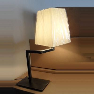 Chinese Desk Lamp Hotel Room Blue Bronze Simple Chinese Rocker Lamp with Switch