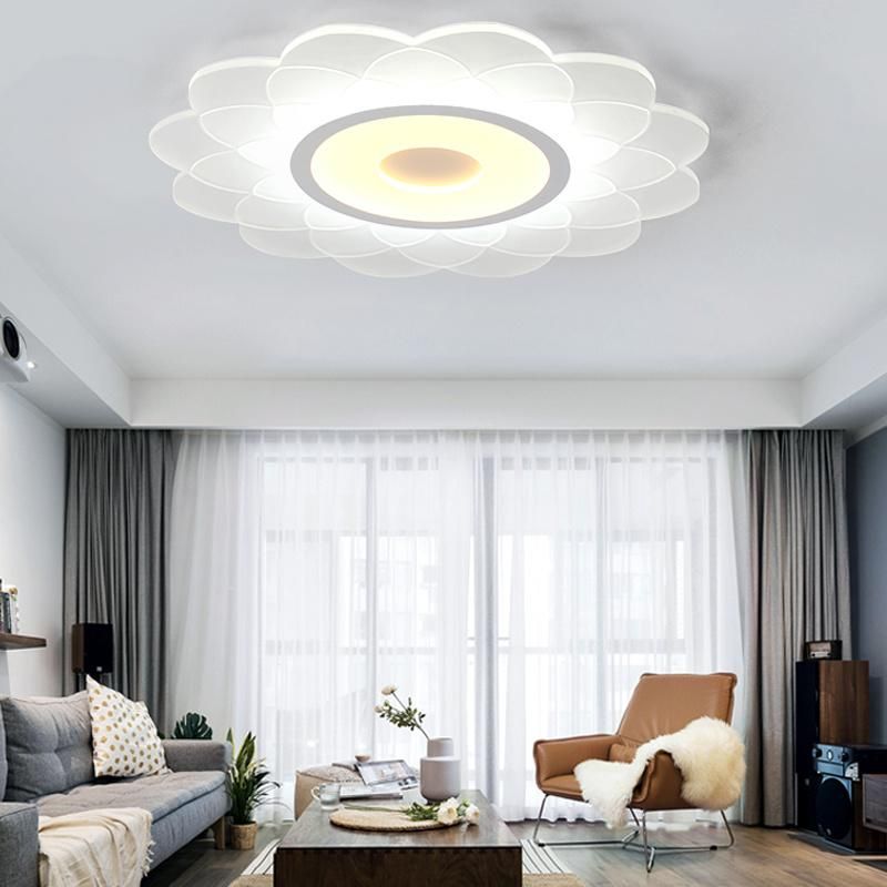 Louts Shape Acry Ceiling Light Thin Warm Livingroom Light Bedroom LED Lamp