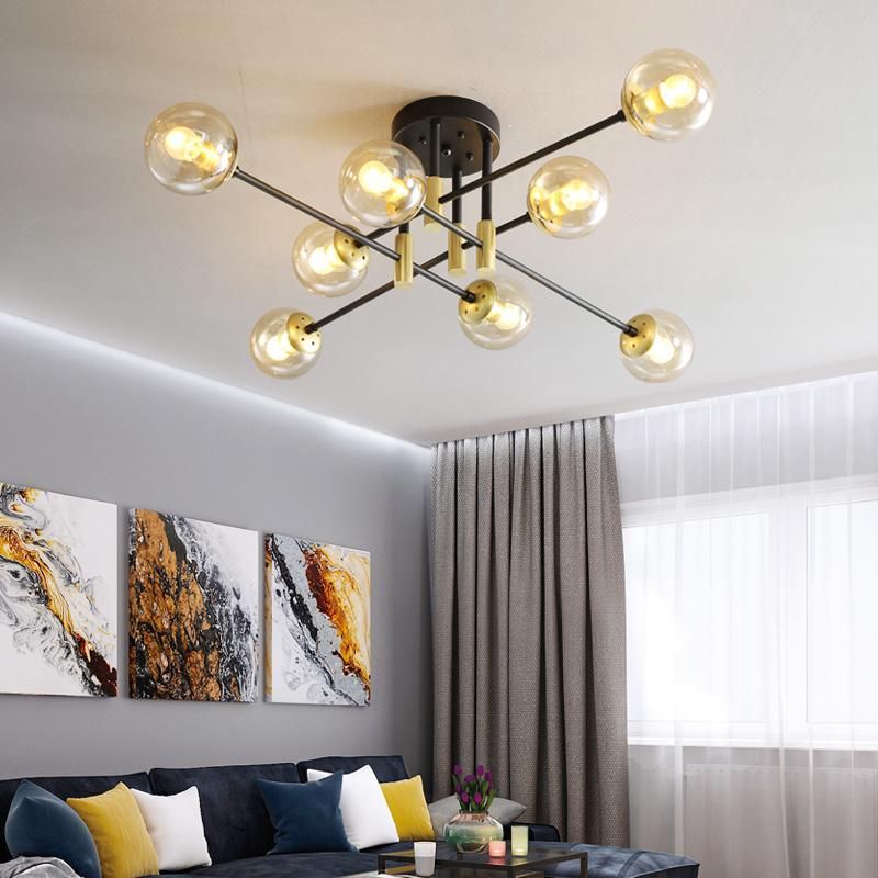 Nordic Magic Bean LED Chandelier Molecular Light Retro Ceiling Lamp (WH-LA-28)