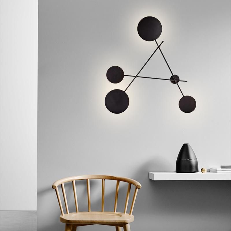 Mutiple Light Source Creative Design Artistic Wall Lamp Living Room Lamp