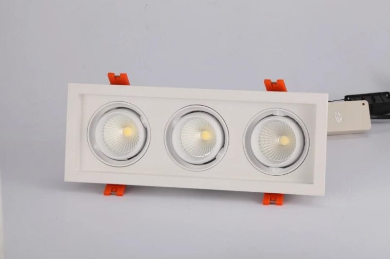 3X15W CRI80 Three Head LED Ceiling Bean Pot Light