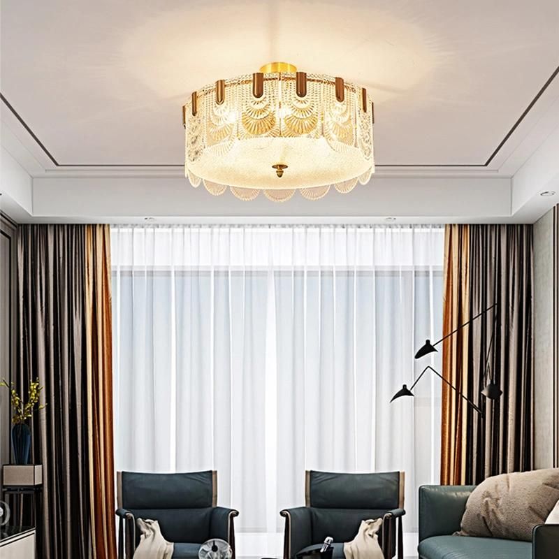 Golden Royal Style Pendant Lamp Chandelier Living Room Lamp Restaurant Lamp