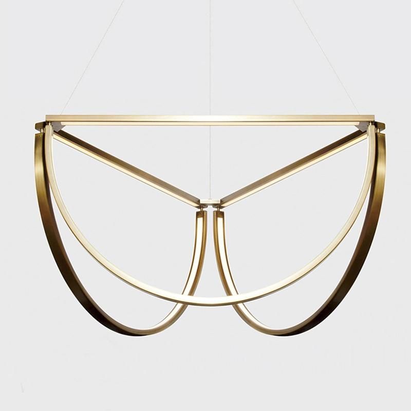 Postmodern Light Luxury Chandelier Living Room Dining Room Nordic Pendant Lamp