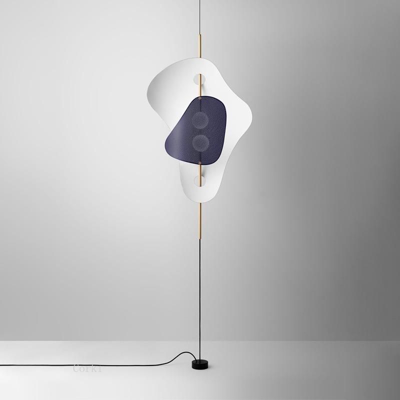 Nordic Designer Floor Lamp Irregular Shades Standing Lamp for Living Room Decor Personality Bedroom Beside Floor Light LED Lighting