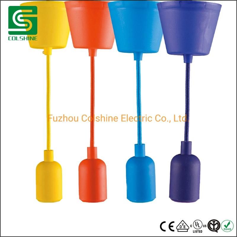 Morden Room Decorative Colorful Plastic Pendant Light