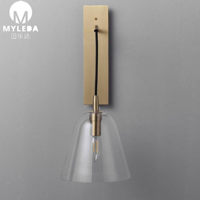 Industrial Vanity Vintage Glass LED Wall Scones Lighting