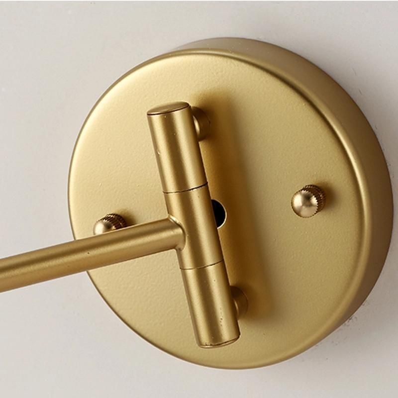 Bedroom Bedside Reading Light Modern Study Folding Telescopic Rocker Arm Wall Lamp