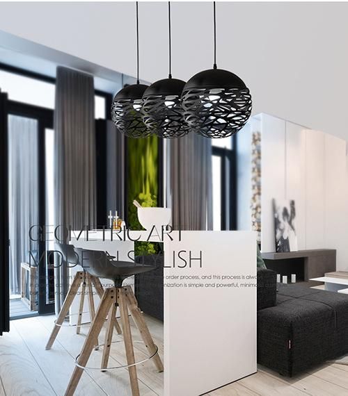 Decorative Interior Lighting for Hanging Pendant Lamp E27 Restaurant Light