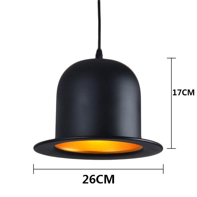Retro Top Hat Shape LED E27 Pendant Light for Home Improvement Bedside Restaurant Lights (WH-VP-158)
