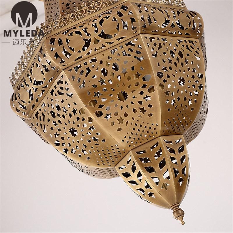 Decorative Church Home Hotel Villa Mosque Brass Chandelier Pendant Light