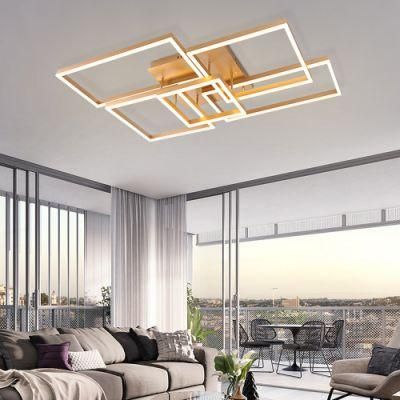 Aluminum and Acrylic Modern Chandelier LED Pendant Ceiling Lights