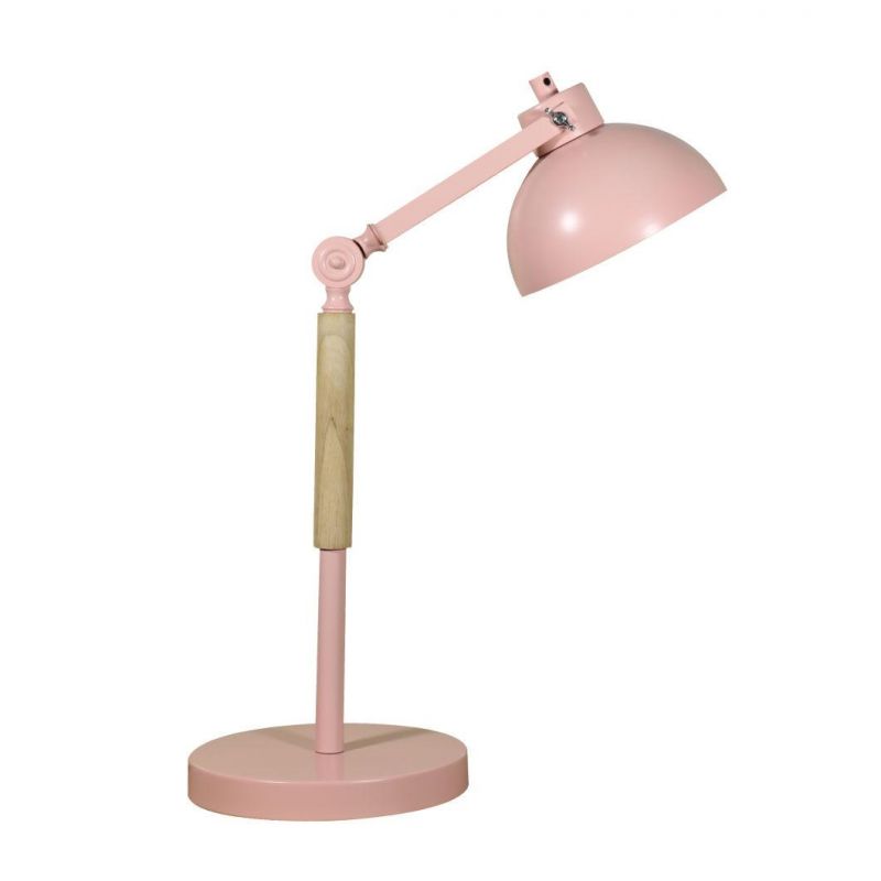 Domestic and Office Table Lamp Modern Decorative Luminous LED Metal Desk Lamp with Pen Holder for Study Room Bedroom