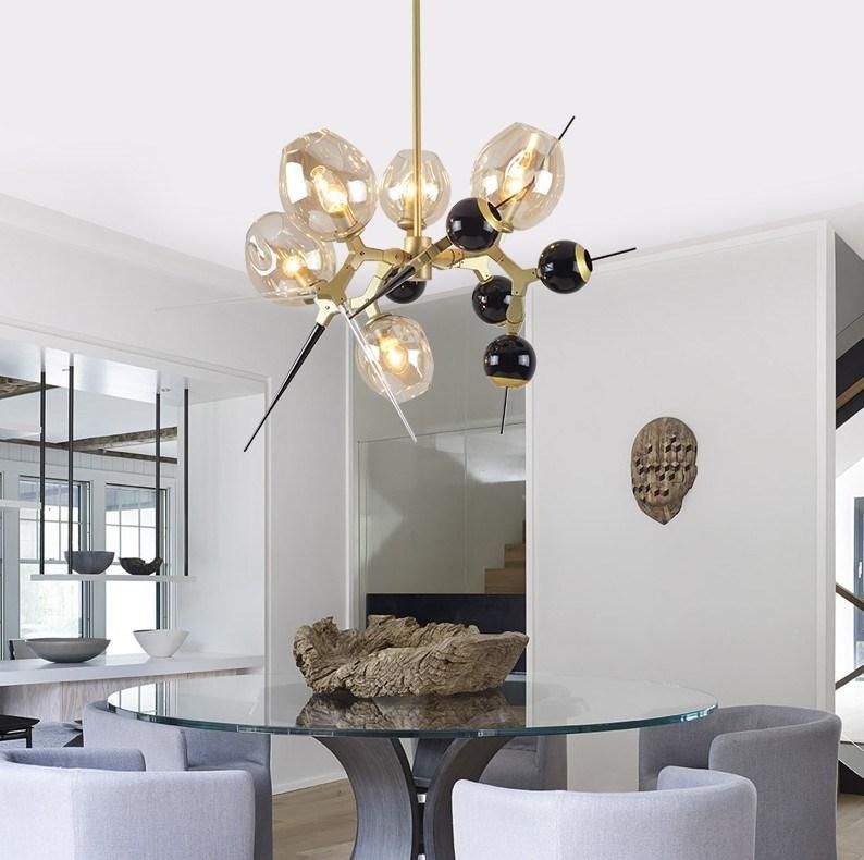 Hot Sale Multi Glass Ball Pendant Lamp