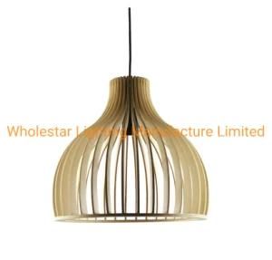 Wood Lamp, Wood Pendant Light / Pendant Lamp (WHP-384)