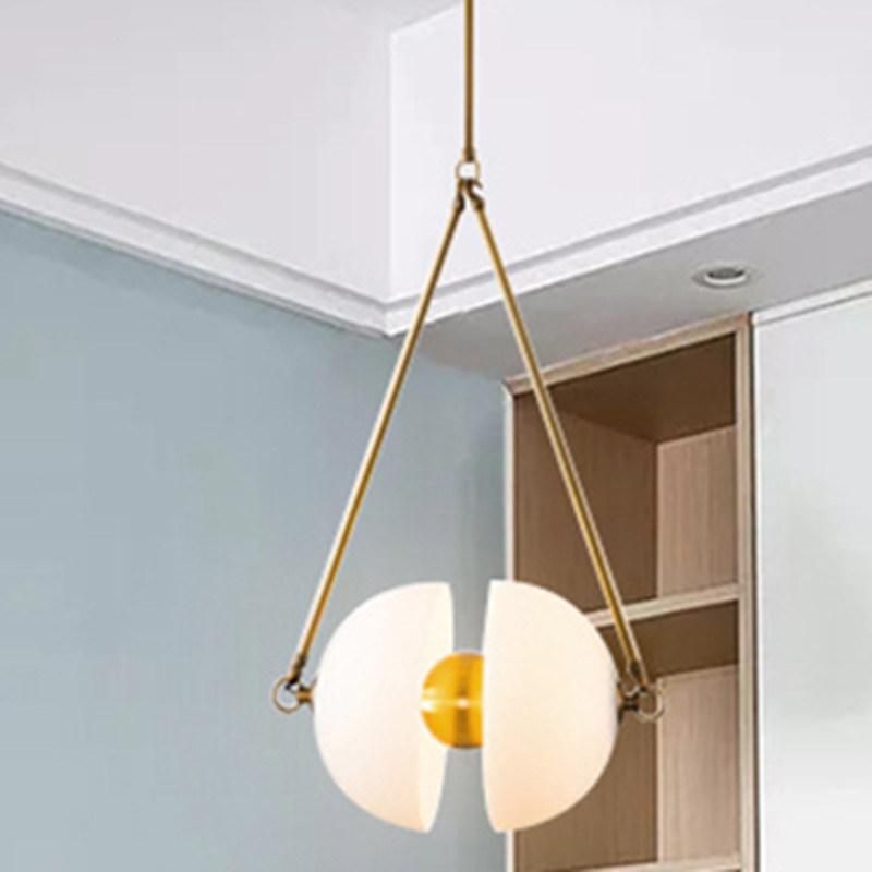 Nordic Ball Pendant Light LED Living Room Loft Minimalist Light Restaurant Bar Hotel Clothing Pendant Lamp (WH-AP-132)