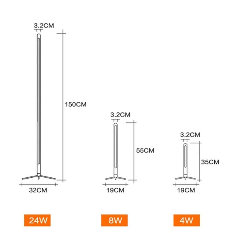 Modern Floor Lamp Creative Site Lamp Personality LED Stand Light Bedroom Living Room Decor Wooden Floor Lights