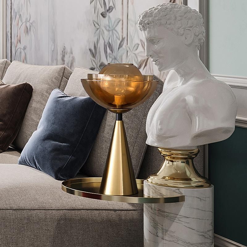 Copper Red Golden Table Lamp Living Room Lamp Desk Lamp