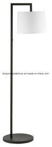 UL Bend Floor Lamp with Brown Metal Finished