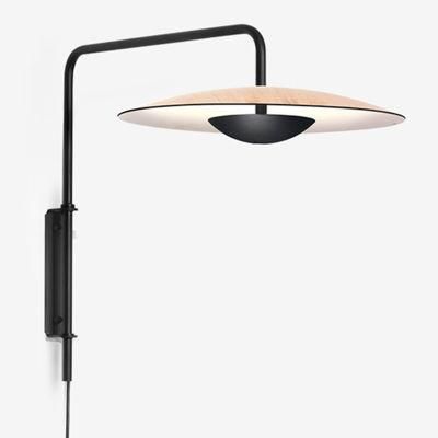 Modern Aluminun Wall Lamps for Bedroom Bedside Black Hats LED-Ginger Wall Light (WH-OR-198)