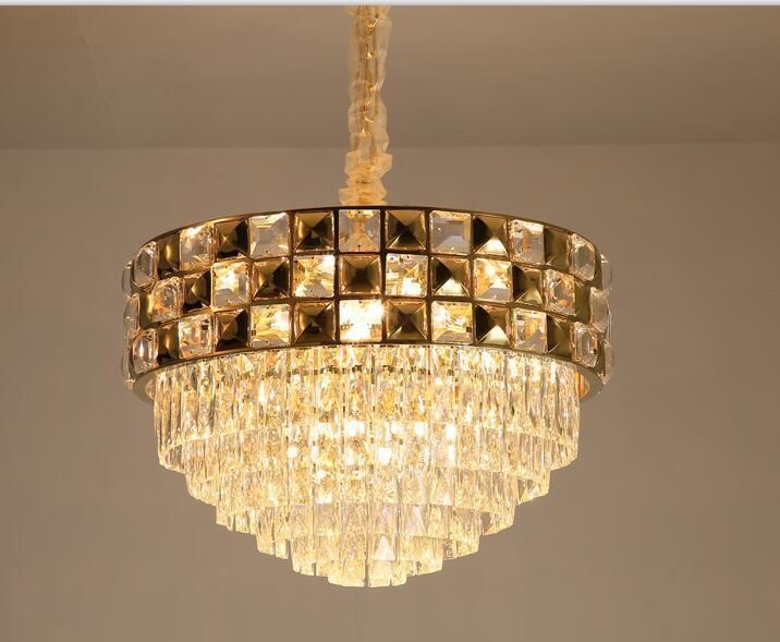 LED Crystal Hanging Lights Modern Chandeliers Light Chandelier Ceiling Lighting Indoor Pendant Lamp Home Lamps