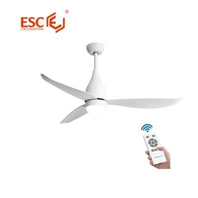 Simple Design Mute Copper Wire Motor 5 Fan Speed ABS Blades Fan Light Ceiling