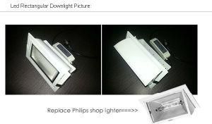 30W COB Rectangular Adjustable LED Downlight (PL-D-RC10W3-W)